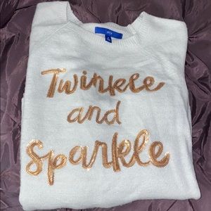 Apt 9 Christmas/Holiday sweater - Twinkle and Sparkle